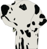 Dalmatian Head Clip Art